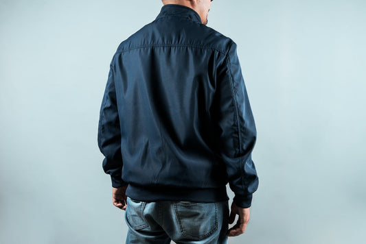 Navy sportsjakke